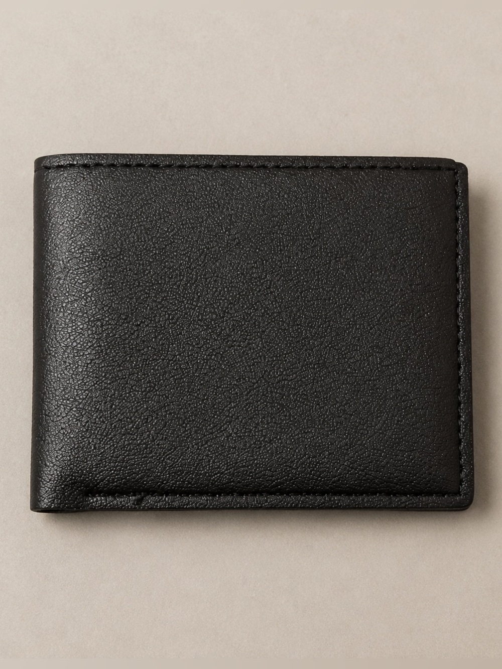 Classic Black Men's Bifold Wallet